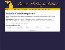 Tablet Screenshot of greatmichigancities.com